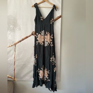 O’Neill Navy Floral Boho Maxi Dress
